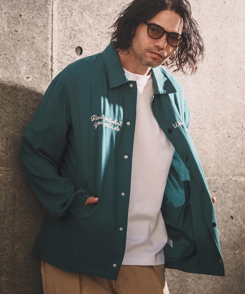 WONDER WALL MOTEL ブルゾン アウター mj11320-EMBROIDERY COATCH