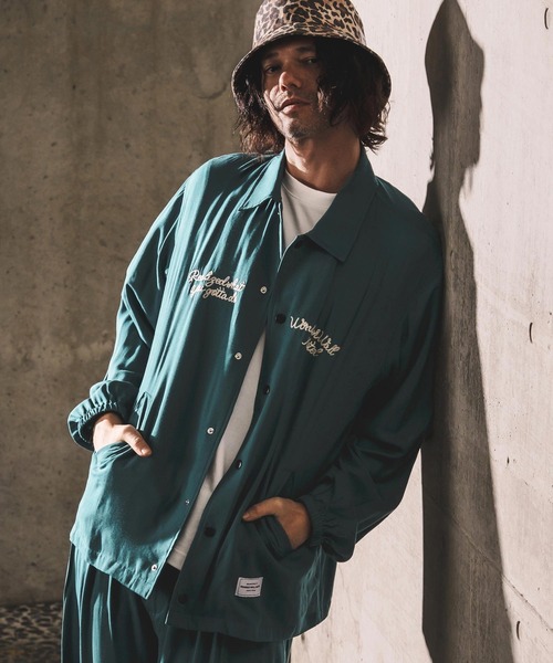 WONDER WALL MOTEL ブルゾン アウター mj11320-EMBROIDERY COATCH