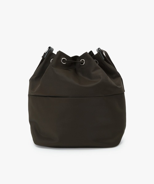 【美品】agnes b. ショルダーバッグ ナイロン 軽量オリーブグリーン agnes b.（アニエスベー） ショルダーバッグ FREE カーキ レディース