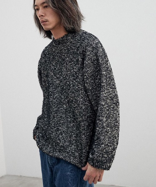 「LIDNM」 長袖ニット MEDIUM ブラック系その他 メンズ_画像4