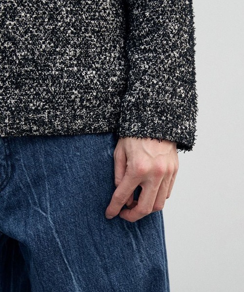 「LIDNM」 長袖ニット MEDIUM ブラック系その他 メンズ_画像7