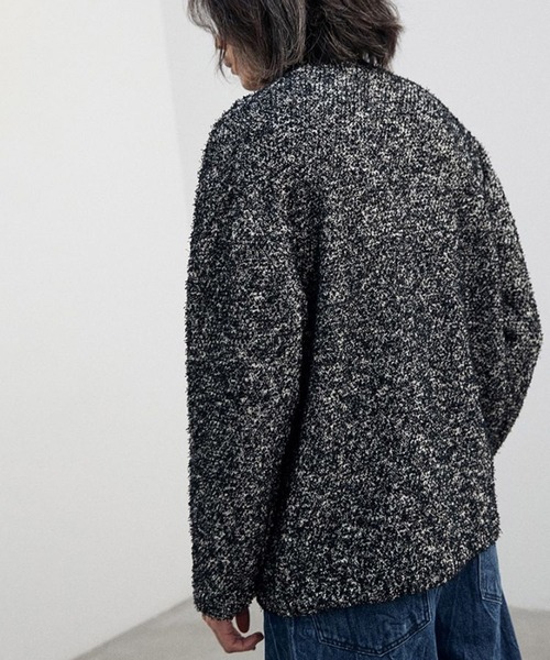 「LIDNM」 長袖ニット MEDIUM ブラック系その他 メンズ_画像8