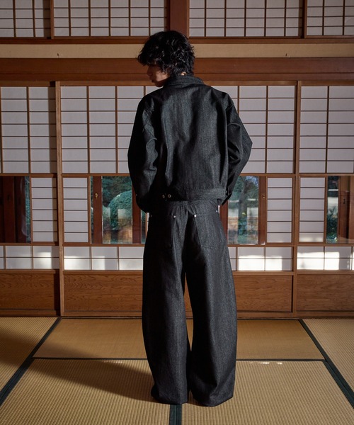 kutir（クティール） デニムジャケット gジャン FIREMAN STUDS DESIGN