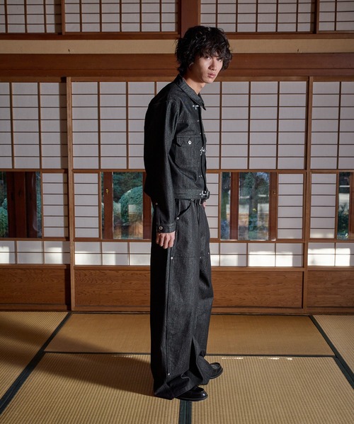 kutir（クティール） デニムジャケット gジャン FIREMAN STUDS DESIGN