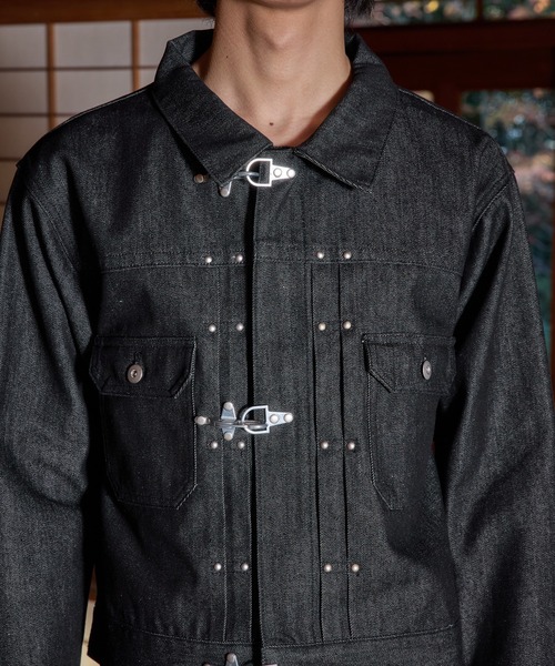 kutir（クティール） デニムジャケット gジャン FIREMAN STUDS DESIGN