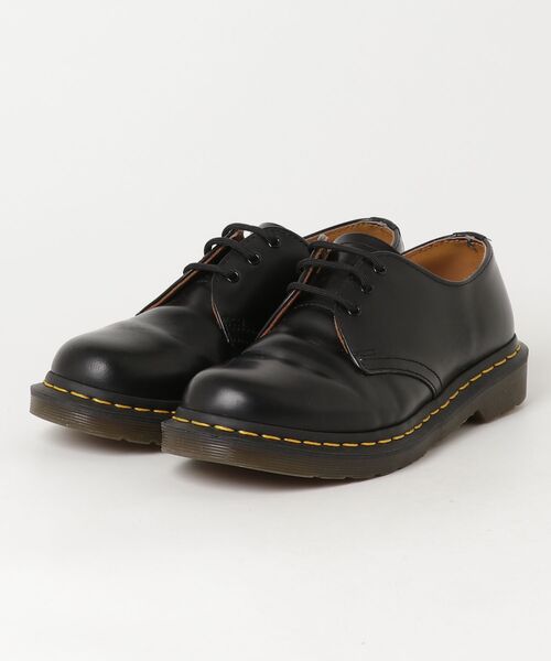 Dr. Martens ブラックデッキシューズ Dr.Martens（ドクターマーチン） デッキシューズ 38 ブラック メンズ