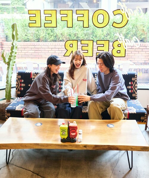 「FREAK'S STORE」 スウェットカットソー LARGE アッシュグレー メンズ_画像5