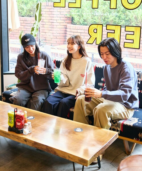 「FREAK'S STORE」 スウェットカットソー LARGE アッシュグレー メンズ_画像6