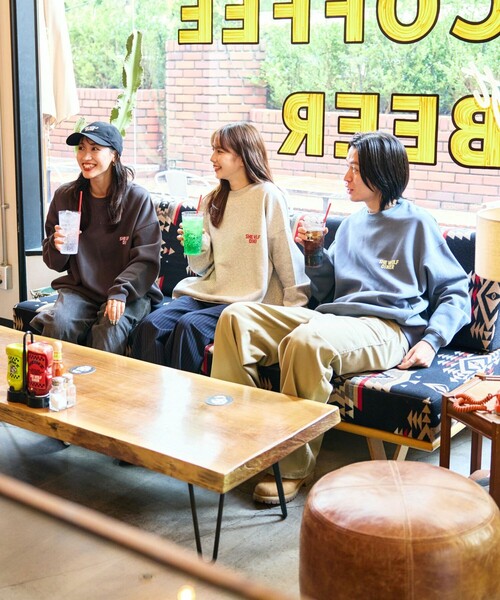 「FREAK'S STORE」 スウェットカットソー LARGE アッシュグレー メンズ_画像7