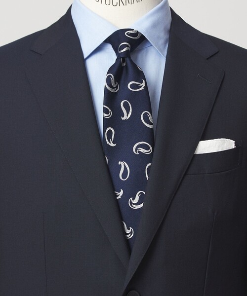 未使用品　Holliday & Brown ネイビータイ Holliday & Brown 「Holliday & Brown」 ネクタイ ONE SIZE ネイビー