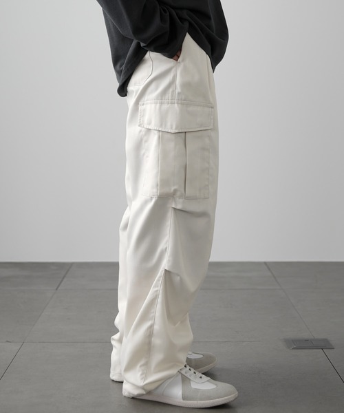 「MONO-MART」 カーゴパンツ L アイボリー メンズ_画像8
