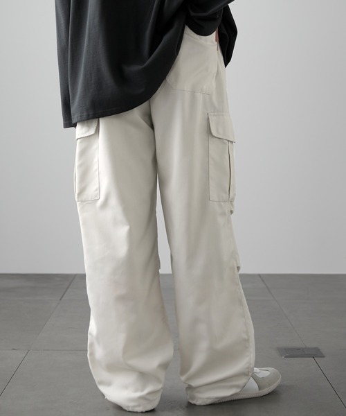「MONO-MART」 カーゴパンツ L アイボリー メンズ_画像9