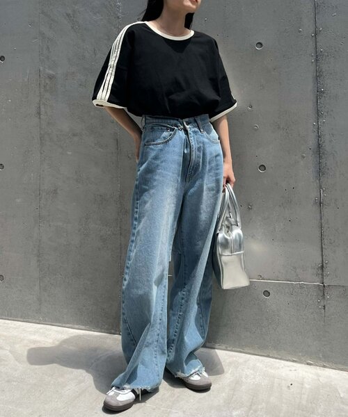 「CIAOPANIC TYPY」 半袖Tシャツ ONE SIZE オフホワイト レディース_画像7