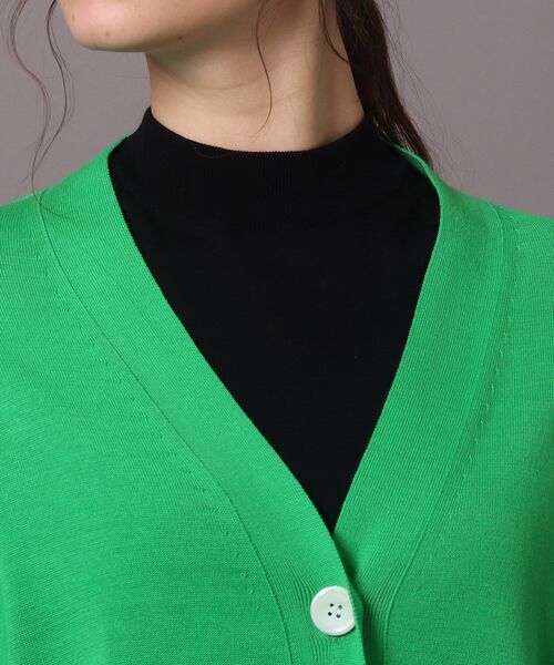 「DRESSTERIOR」 ニットカーディガン 38 ホワイト レディース_画像3