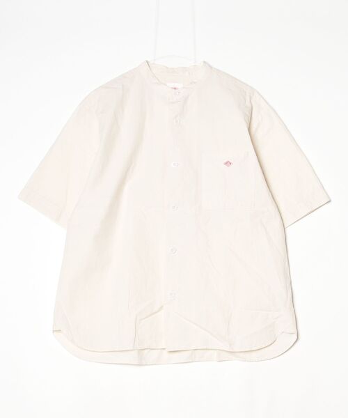 Danton（ダントン） 半袖シャツ 40 オフホワイト メンズ : ZOZOTOWN