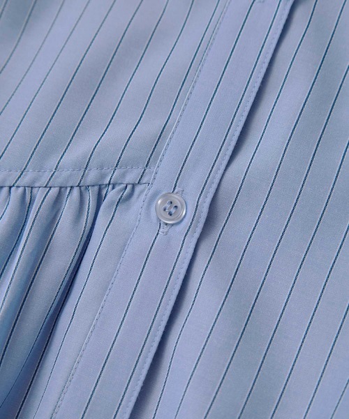 「VIS」 長袖ブラウス FREE サックスブルー レディース_画像4