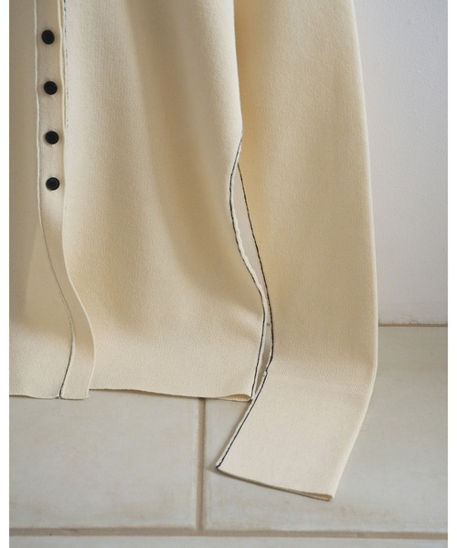 anuke（アンヌーク） ブラウス シャツ Linking Knit Shirts レディース