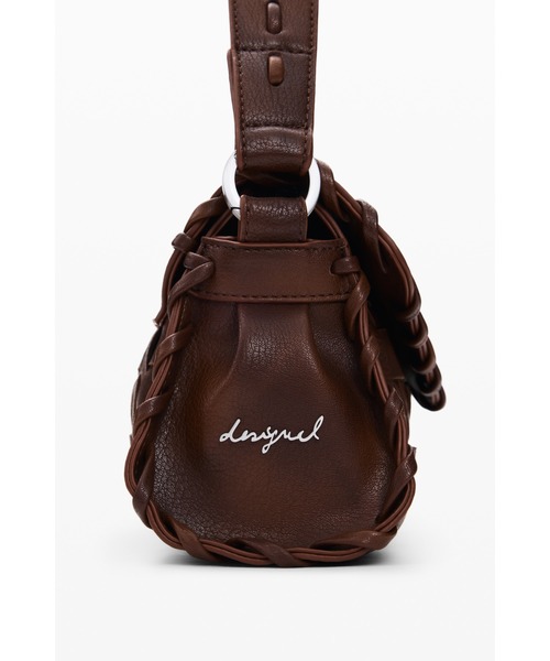 Desigual（デシグアル） ショルダーバッグ バッグ ブラウン編み込み 