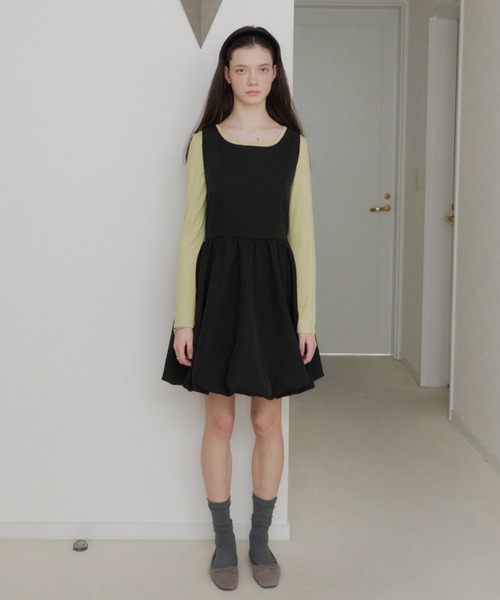 GIUNON ワンピース 2way switching balloon dress / 2way切り替え
