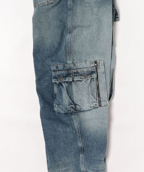 ワイドパンツ ジーンズ デニム デニムパンツ レディースの画像