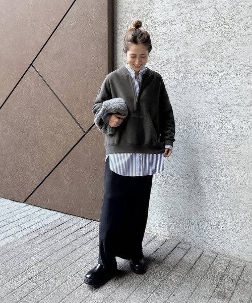 「FRAMeWORK」 スウェットカットソー FREE ブラック レディース_画像4