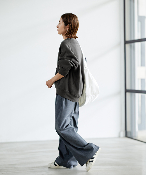 「FRAMeWORK」 スウェットカットソー FREE ブラック レディース_画像9