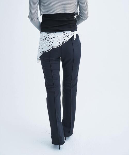 パンツ 「Re」zip leggings pants レディースの画像