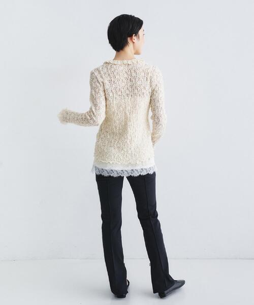 パンツ 「Re」zip leggings pants レディースの画像