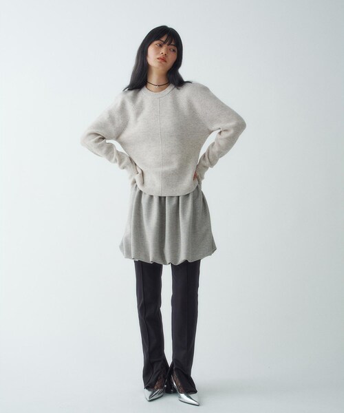 パンツ 「Re」zip leggings pants レディースの画像