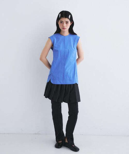 パンツ 「Re」zip leggings pants レディースの画像