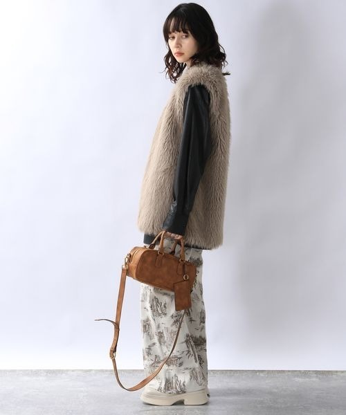 「JEANASIS」 長袖シャツ FREE ブラウン レディース_画像6