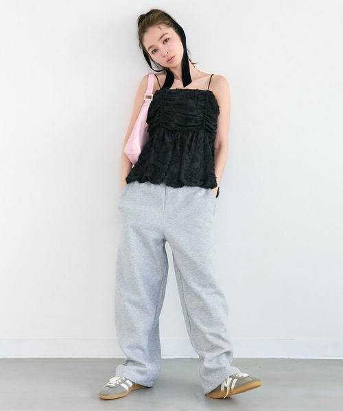 Tiny EDEN キャミソール 「セットアップ対応」シャギーフリンジ