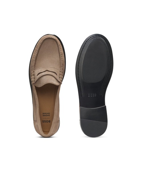 HUGO BOSS スエードローファーペニートリム　26.0新品未使用 BOSS（HUGO BOSS） デッキシューズ BOSS Selected by Shohei Ohtani