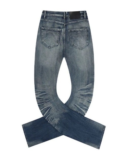 「FreeZone」 デニムパンツ M ブラック メンズ_画像3