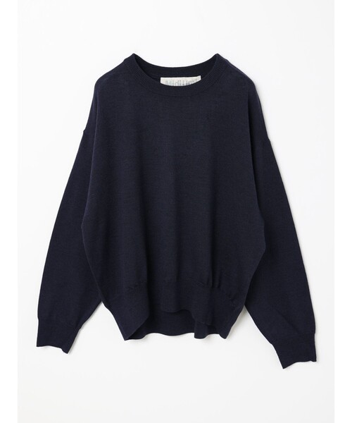 「MidiUmi」 長袖ニット - ネイビー レディース_画像2