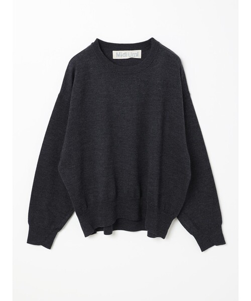 「MidiUmi」 長袖ニット - ネイビー レディース_画像4