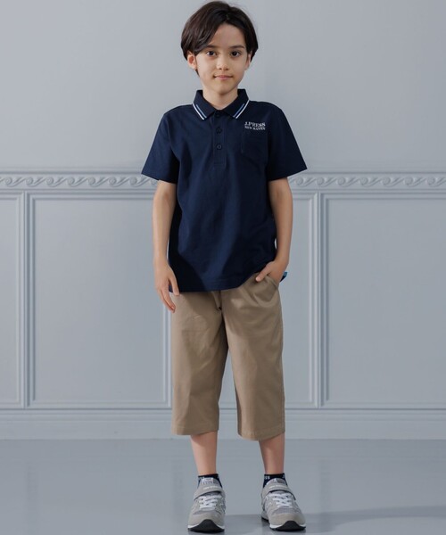 J.PRESS（J.プレス） ポロシャツ 「140-170cm」ダブルライン カラー
