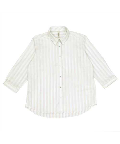 「Pitta Re:)」 長袖シャツ L ホワイト系その他 レディース_画像5