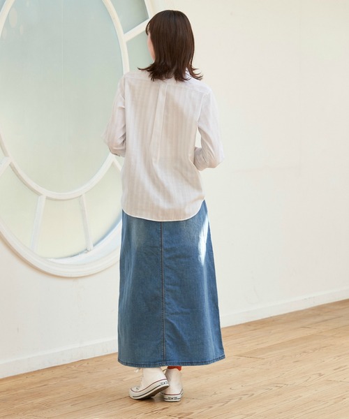 「Pitta Re:)」 長袖シャツ L ホワイト系その他 レディース_画像7