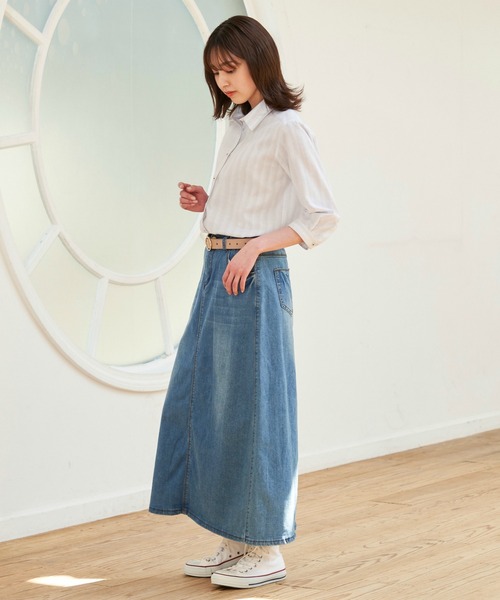 「Pitta Re:)」 長袖シャツ L ホワイト系その他 レディース_画像9