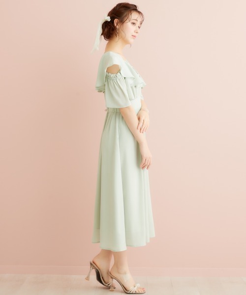 「marun」 「SMILELAND」半袖ワンピース 5L ミント レディース_画像5