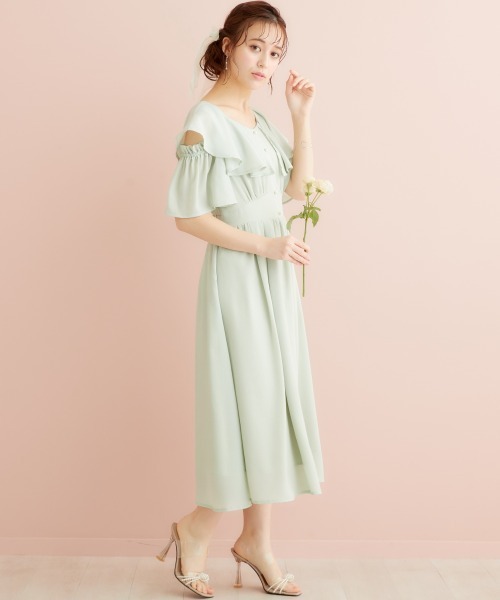 「marun」 「SMILELAND」半袖ワンピース 5L ミント レディース_画像7