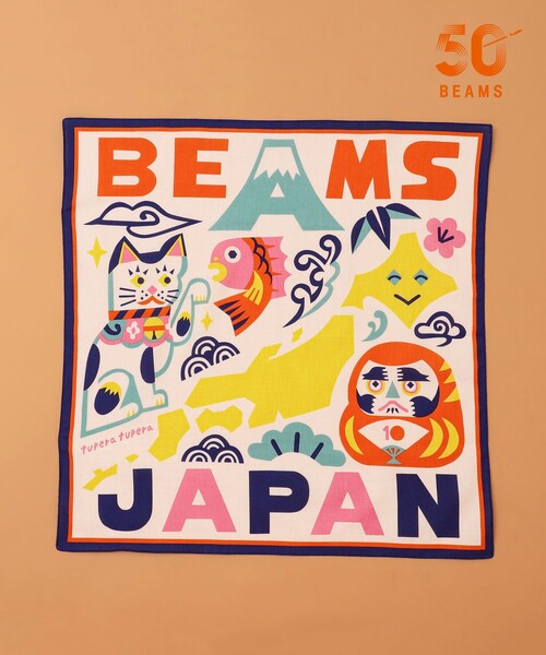 BEAMS JAPAN（ビームス ジャパン） スカーフ バンダナ 「BEAMS50周年