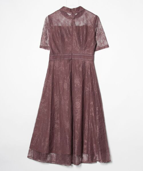 「Leja」 半袖ワンピース SMALL パープル レディース_画像2