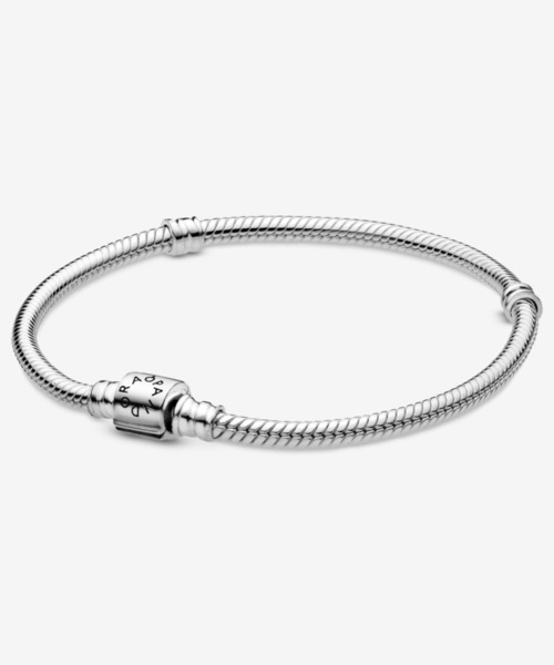 PANDORA（パンドラ） ブレスレット バレル クラスプ スネークチェーン