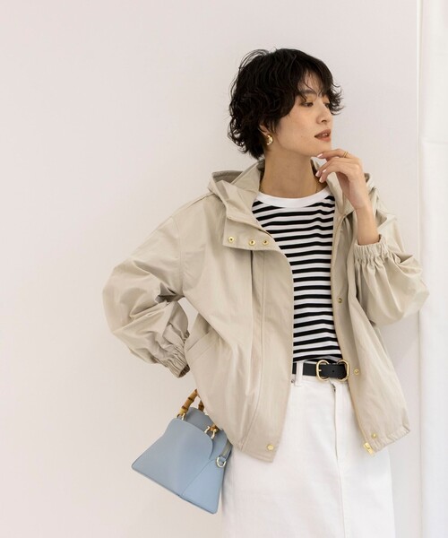 ノーリーズ レディースジャケット上品マウンテンパーカー ベージュ光沢あり 超美品 NOLLEY'S（ノーリーズ） マウンテンパーカー FREE ベビーピンク