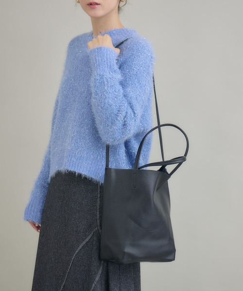 「KATHARINE ROSS」 2WAYバッグ MEDIUM シルバー レディース_画像2