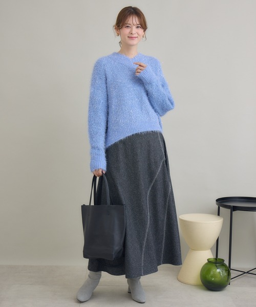 「KATHARINE ROSS」 2WAYバッグ MEDIUM シルバー レディース_画像5