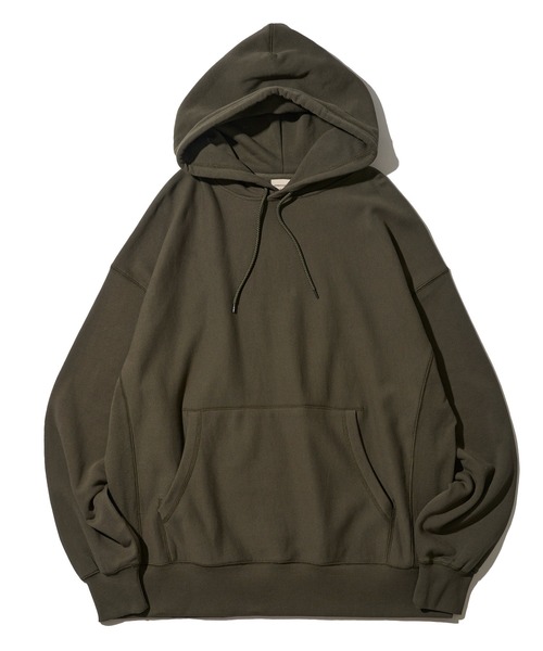 「Goodwear」 プルオーバーパーカー LARGE グレー メンズ_画像6