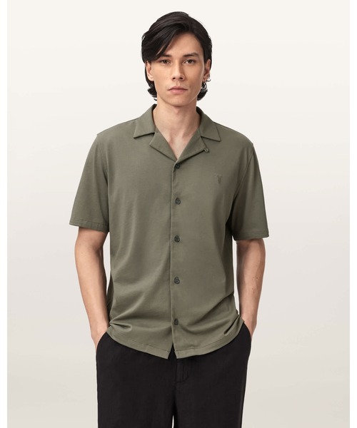 ALLSAINTS（オールセインツ） シャツ 半袖 HUDSON RELAXED FIT
